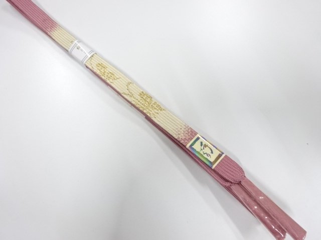 JAPANESE KIMONO / UNUSED KOREI HAND-TIED OBIJIME